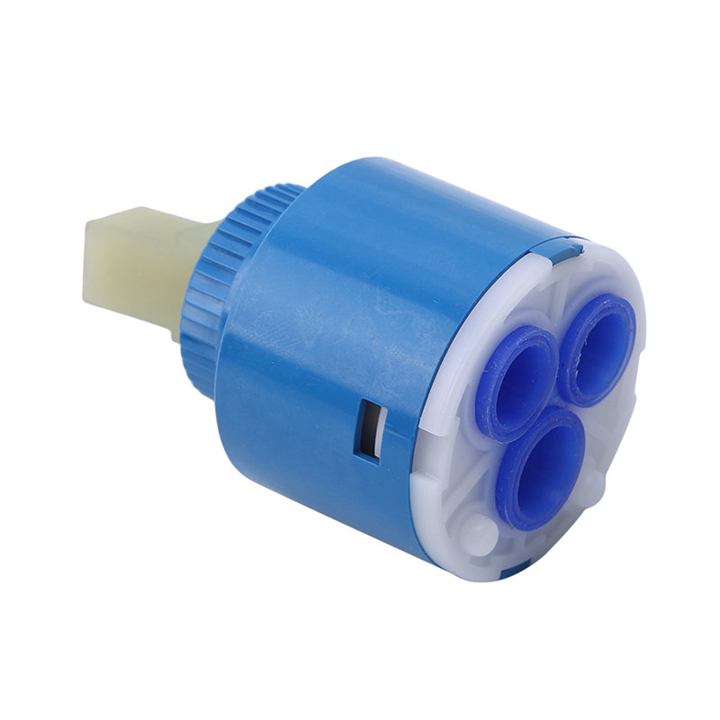35/40mm Premium Quality Ceramic Disc Cartridge with Thermostatic Function for Mixer Faucets - Durable PP Plastic Outer Casing, Smooth Operation, Leak-Free Performance - Easy Installation and Compatibility for Safe and Comfortable Bathing Experience