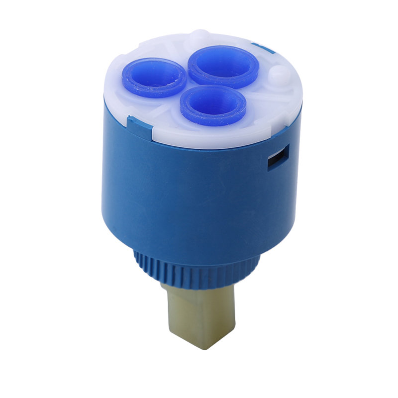 35/40mm Premium Quality Ceramic Disc Cartridge with Thermostatic Function for Mixer Faucets - Durable PP Plastic Outer Casing, Smooth Operation, Leak-Free Performance - Easy Installation and Compatibility for Safe and Comfortable Bathing Experience