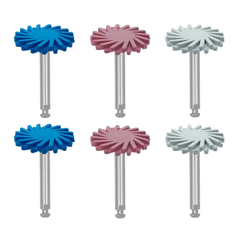 Professional Dental Polishing Kit - WellCK 6pcs/Set Diamond Composite Resin RA Disc Kit for Precision Polishing Tasks, High-Quality Materials for Durability, Ergonomic Design for Comfortable Handling, Complete Set for Optimal Results in Dental Procedures