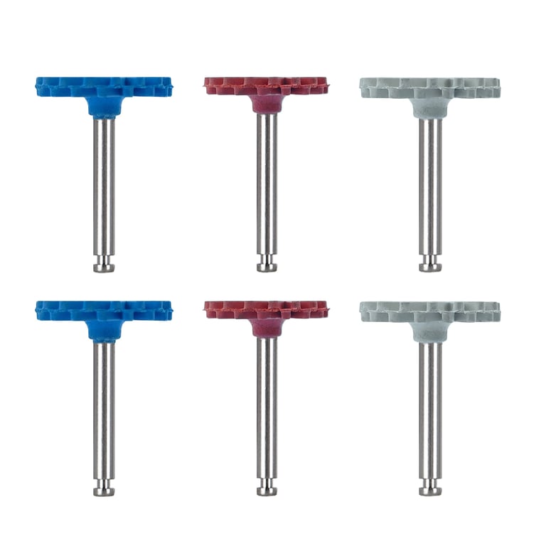 Professional Dental Polishing Kit - WellCK 6pcs/Set Diamond Composite Resin RA Disc Kit for Precision Polishing Tasks, High-Quality Materials for Durability, Ergonomic Design for Comfortable Handling, Complete Set for Optimal Results in Dental Procedures