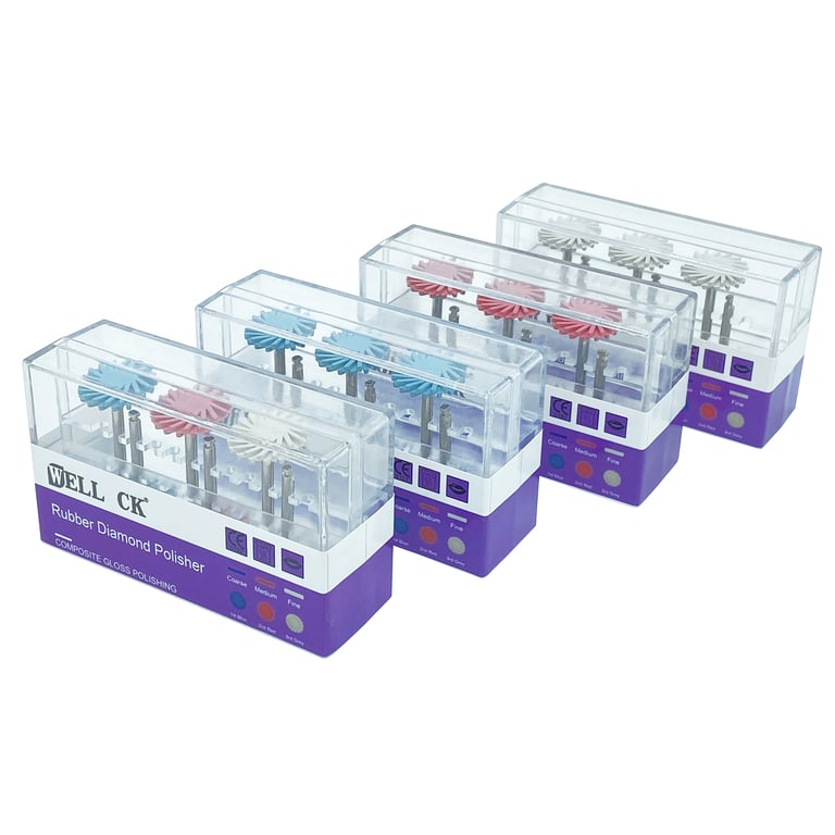 Professional Dental Polishing Kit - WellCK 6pcs/Set Diamond Composite Resin RA Disc Kit for Precision Polishing Tasks, High-Quality Materials for Durability, Ergonomic Design for Comfortable Handling, Complete Set for Optimal Results in Dental Procedures