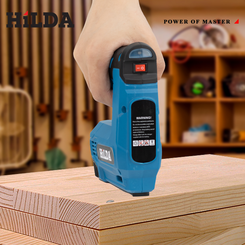 HILDA USB Electric 2-in-1 Air Nail Gun - Powerful Pneumatic Stapler for Woodworking Projects, Efficient Operation with 2000 Staples Capacity, Durable Construction for Longevity, Easy-to-Use Controls, Compact and Portable Tool for Versatile Applications