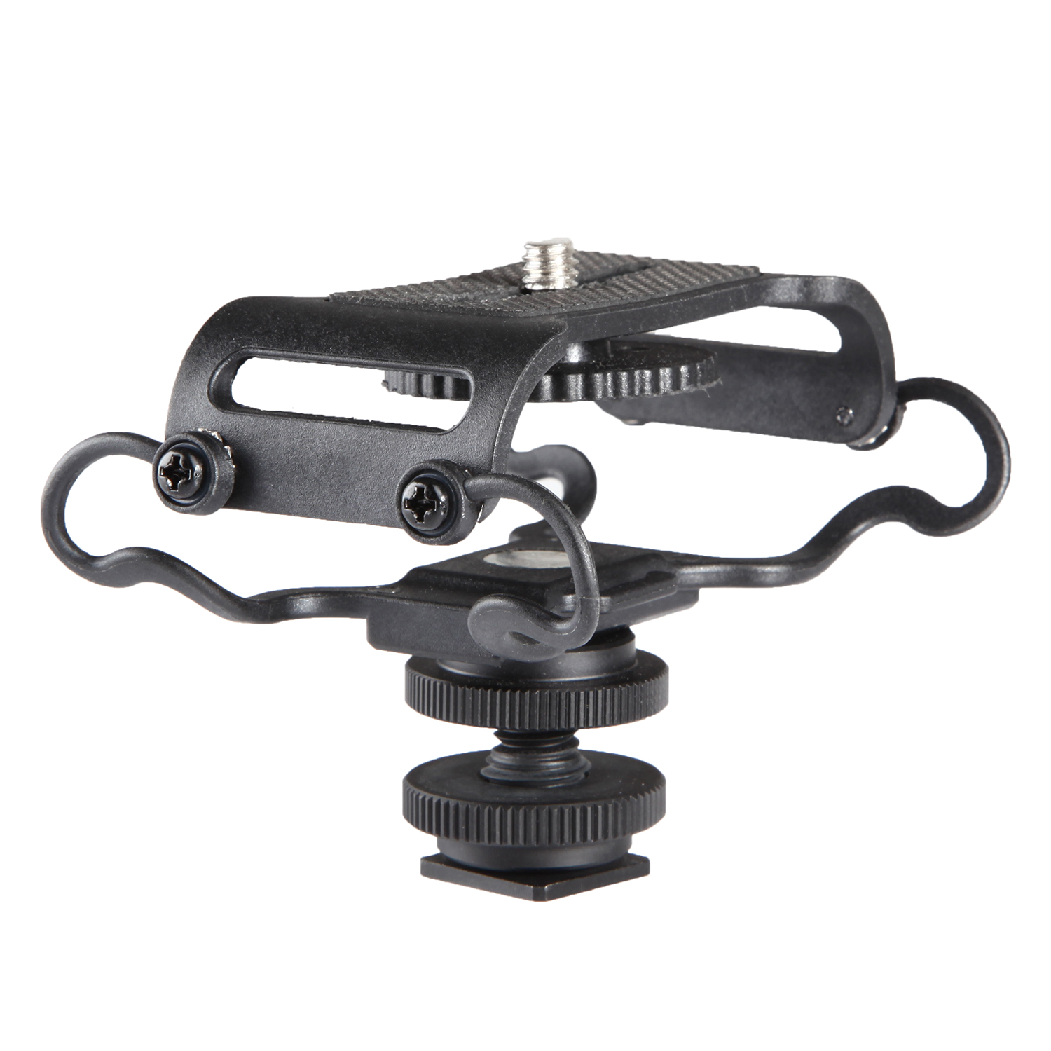 BOYA BY-C10 Microphone Shock Mount for Zoom H4n/H5/H6, Sony, Tascam DR-40/DR-05, Olympus - Reduce Handling Noise, Ensure Optimal Performance, Durable Construction, Easy Installation - Ideal for Audio Recording, Podcasting, Interviews - Minimize Unwanted Noise and Interference