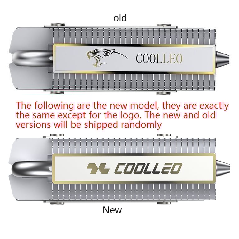 COOLLEO HR-09 M.2 2280 SSD Heatsink with AGHP HeatPipe Technology and Electroplated Finish for Enhanced Cooling Performance and System Reliability - Optimized Design for Efficient Heat Dissipation and Improved System Performance - Compatible with M.2 2280 NVMe SSDs