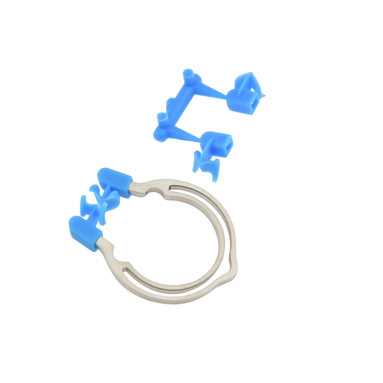 Premium Metal Dental Matrix Sectional Contoured Spring Clip Rings for Accurate Contouring and Easy Application - Durable, Autoclavable, Versatile Tool for Restorative Procedures - Conveniently Packaged for Dental Clinics and Laboratories
