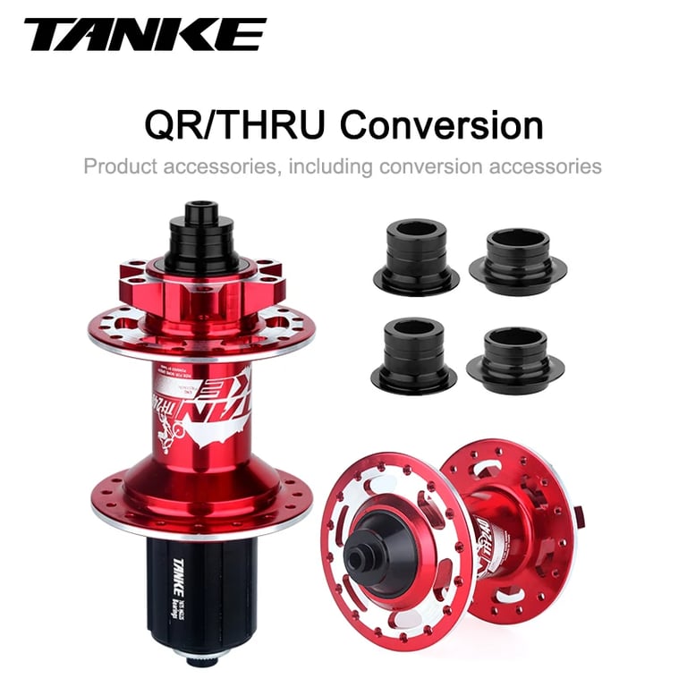TANKE-MTB Aluminum Alloy Hub with Sealed Bearings for 7-12 Speed Cassettes and Disc Brake Compatibility - Durable Construction for Smooth Riding on Rough Terrains - Easy Installation and Versatile Performance for Mountain Biking Adventures