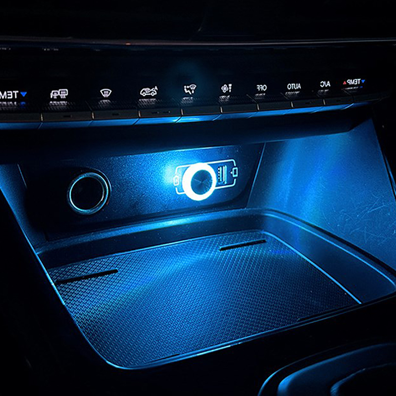 Portable Car USB Ambient Light Mini LED Decorative Atmosphere Lamps for Auto Interior Environment Light - Plug and Play Computer Light - Easy to Use Soft Glow for Cozy Drives and Versatile Lighting Solution