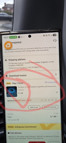 Product review photo