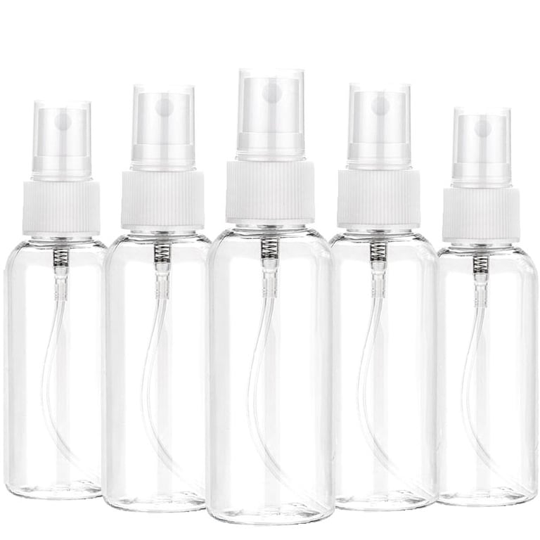 PET Plastic Refillable Spray Bottles Set - Leak-Proof, BPA-Free, Portable Travel Size Containers for Perfumes, Essential Oils, and Liquids - 10ml, 30ml, 50ml, 60ml, 100ml Options - Durable, Lightweight, Convenient Design for On-the-Go Use and Eco-Friendly Refilling