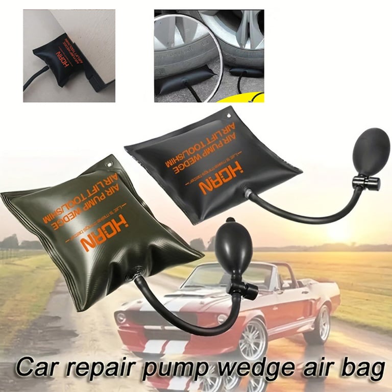 Durable Air Pump Wedge for Car Door and Window Installation, Alignment, and Repair - Powerful Alignment Aid Tool with Inflatable Airbag Design for Easy Access - High-Quality and Long-Lasting Construction - Easy to Use in Automotive Applications