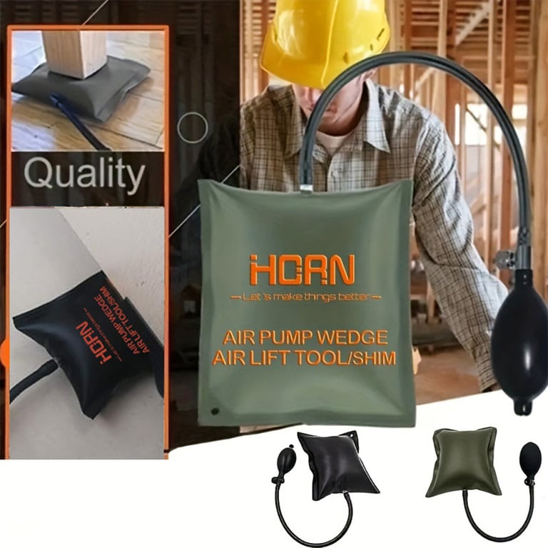 Durable Air Pump Wedge for Car Door and Window Installation, Alignment, and Repair - Powerful Alignment Aid Tool with Inflatable Airbag Design for Easy Access - High-Quality and Long-Lasting Construction - Easy to Use in Automotive Applications