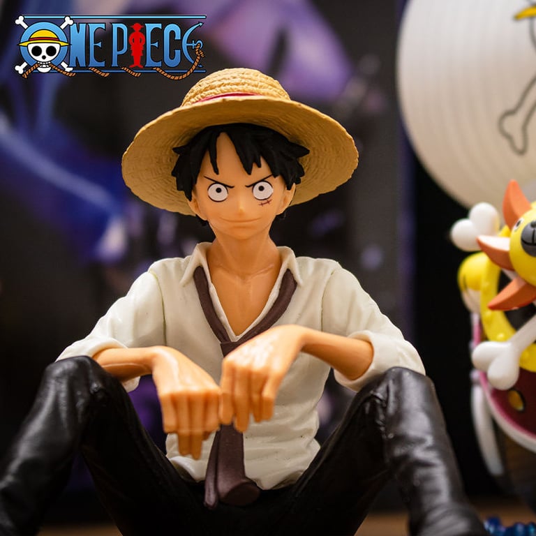12cm One Piece Luffy Sitting Figure | Premium PVC Material | Collectible Statue for Fans & Collectors | Gift-Worthy Anime Toy | Dynamic Pose & Detailed Craftsmanship | Ideal for Display on Shelves & Desks | Compact & Portable Size