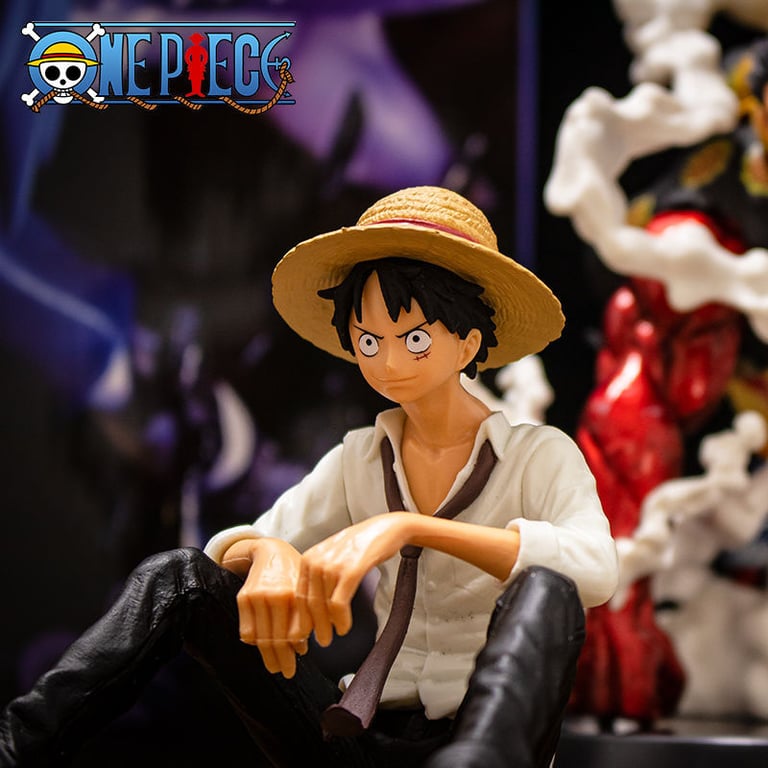 12cm One Piece Luffy Sitting Figure | Premium PVC Material | Collectible Statue for Fans & Collectors | Gift-Worthy Anime Toy | Dynamic Pose & Detailed Craftsmanship | Ideal for Display on Shelves & Desks | Compact & Portable Size