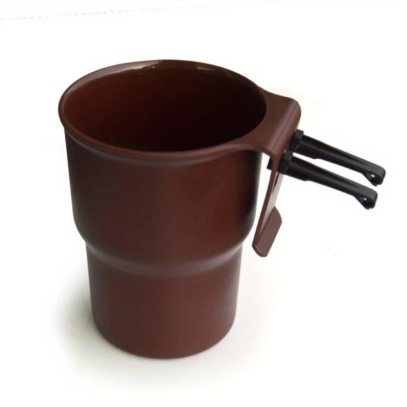 Versatile Car Water Cup Holder with Air Conditioning Outlet Attachment - Secure & Stable Beverage Bracket for Bumpy Roads - Durable & Sturdy Construction - Easy Installation - Space-Saving Solution for Organized and Clutter-Free Driving