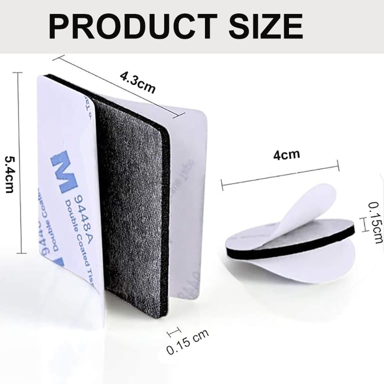 Strong Adhesive Foam Pads and Double-Sided Tape Set for Home and Office - 10/20 Pieces, Versatile Mounting Solution for Photo Frames, Decorations, and Gadgets, Easy Application Without Drilling or Nails, Long-Lasting Hold on Various Surfaces