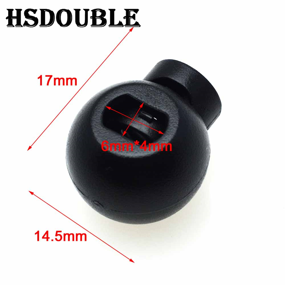 Pack of 10 Durable Black Plastic Cord Lock Toggle Clips for Bags, Garments, and More - Secure Closure, Easy to Use, Multipurpose Application, Compact and Lightweight - Adjustable Cord Stoppers for Backpacks, Jackets, Hoodies, Tents - Long-Lasting and Convenient Cord Management Solution