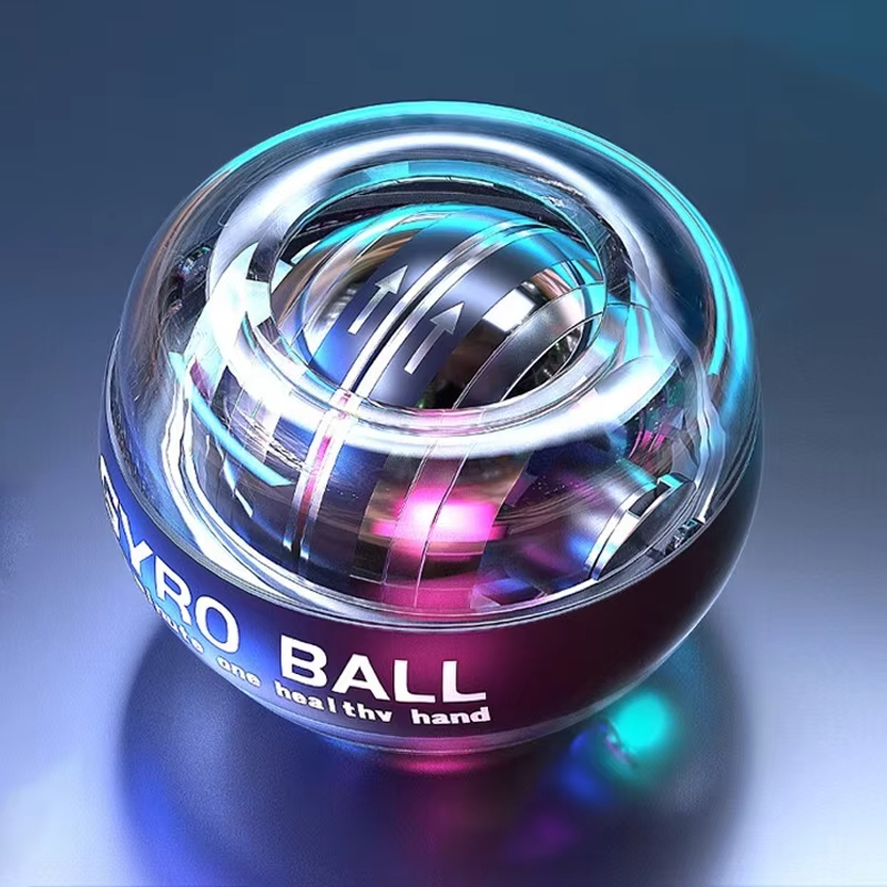 LED Powerball Wrist Trainer Ball - Self-Starting Gyroscopic Resistance Tool for Wrist and Forearm Strength, LED Lights for Fun Workout Experience, Portable and Versatile Muscle Strengthening Device for Athletes, Musicians, and Office Workers