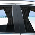 High-Quality Universal Car Sun Shade Curtains with UV Protection and Mesh Cover Shield for Privacy and Security - Easy Installation for Most Cars, Trucks, and SUVs - Prevent Sun Damage and Fading of Upholstery - Durable Materials for Long-Lasting Use