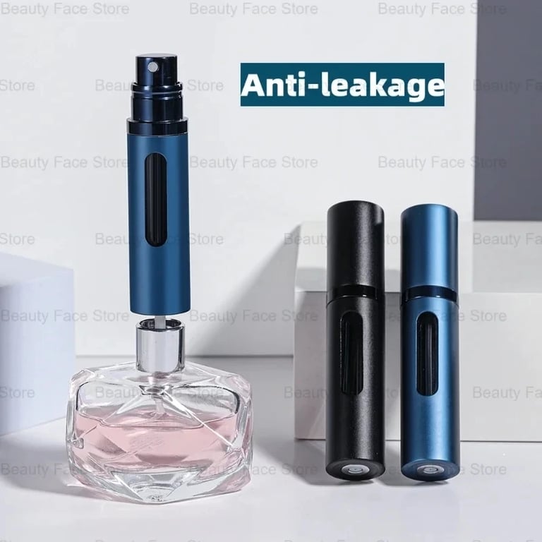 Compact and Portable 5/8ml Perfume Refill Bottle - Refillable, Leak-proof, Easy to Use, Durable Atomizer for Travel - Eco-Friendly and Cost-Effective Mini Spray Jar for On-The-Go Touch-ups and Long-lasting Scent