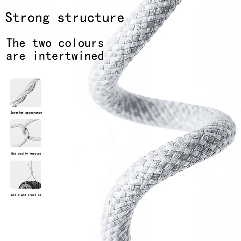 60W PD Fast Charging USB C to Type C Cable - Durable Braided Design, Tangle-Free, Wide Compatibility with iPhone 15, Android, Samsung, Huawei - Data Transfer Capabilities, Ideal for Everyday Use and Travel - Flexible Length for Easy Handling