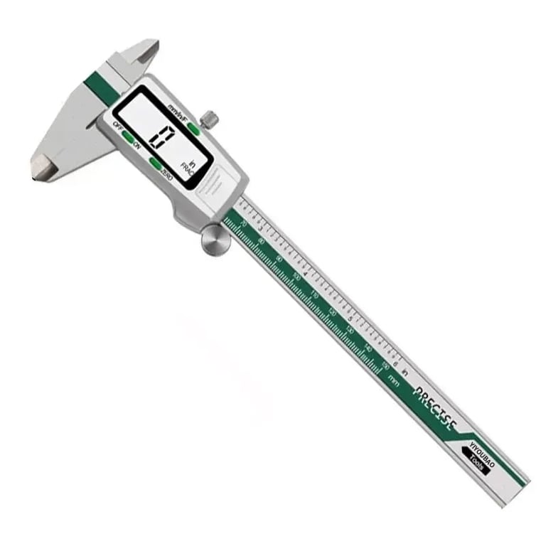 YIYOUBAO ET50 150mm Digital Caliper - High Precision Stainless Steel Measurement Tool for Mechanical Components, Fractions, Millimeters, Inches - 0.01mm Accuracy, Easy-to-Read Display, Versatile Applications in Workshops, Laboratories - Durable, Corrosion-Resistant Design for Reliable Performance