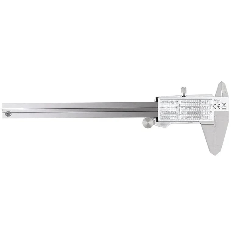 YIYOUBAO ET50 150mm Digital Caliper - High Precision Stainless Steel Measurement Tool for Mechanical Components, Fractions, Millimeters, Inches - 0.01mm Accuracy, Easy-to-Read Display, Versatile Applications in Workshops, Laboratories - Durable, Corrosion-Resistant Design for Reliable Performance