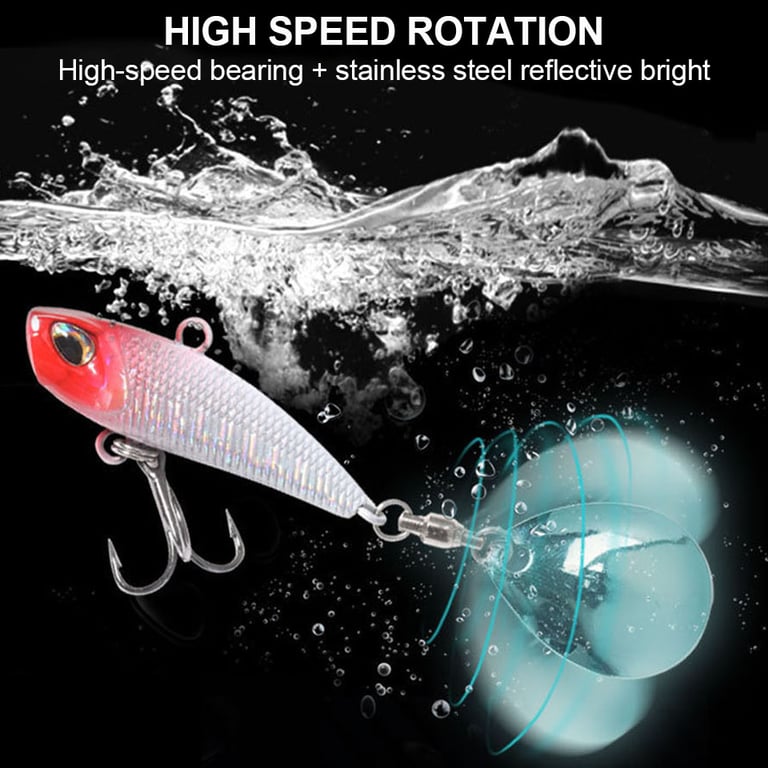 WALK FISH Spinner Bait - Premium Metal Fishing Lure with Rotating Tail Design, Versatile Weight Options, Japan Wobbler Realistic Design, Effective Trolling Bait for Pesca Enthusiasts