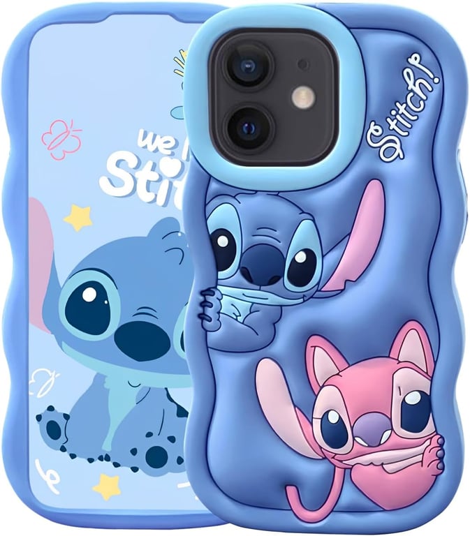 Premium Silicone iPhone Case with Wave Stitch Design - Soft and Comfortable Grip, Scratch and Impact Protection - Precise Cutouts for Easy Access - Compatible with iPhone 16, 15, 14, 13, 12, 11, Pro, Plus, mini, Max, Xs, XR, 6, 7, 8, SE - Easy to Install and Remove