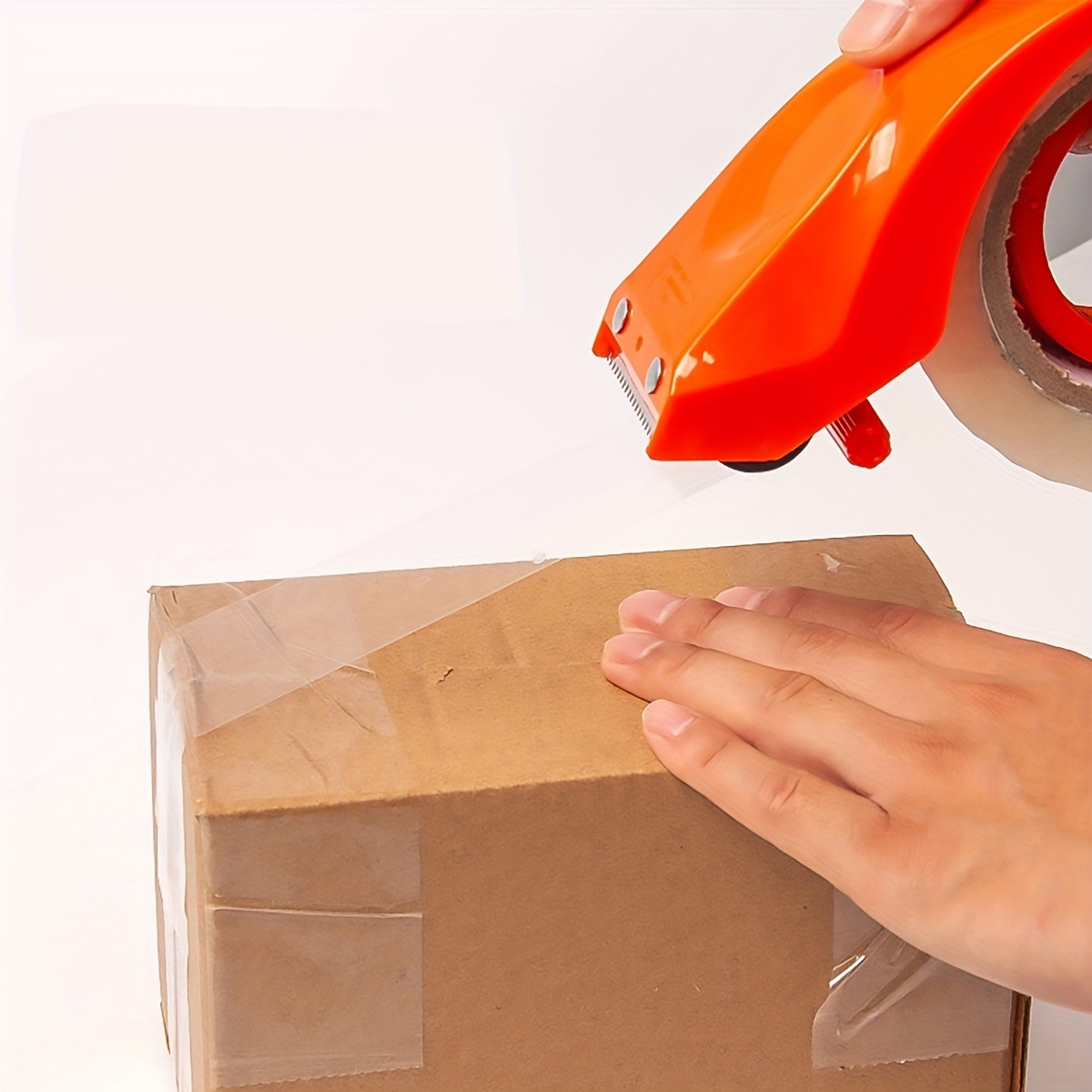 Professional Heavy Duty Reusable Tape Dispenser with Ergonomic 10° Sloped Design for Comfortable and Efficient Packaging Tasks - Durable, Eco-Friendly, and Masterful Tool for Precise Professionals
