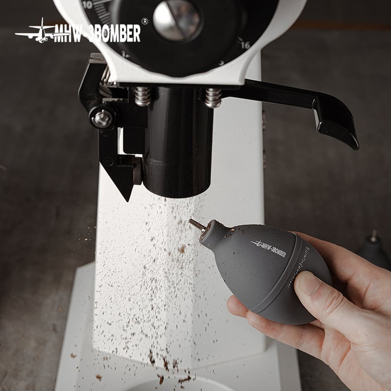 MHW-3BOMBER Air Blaster Coffee Grinder Cleaning Tool - Efficient Dust and Debris Remover for Optimal Flavor, Gentle Cleaning Action, Professional Barista Accessory, Durable Construction, Ergonomic Design for Fresh and Flavorful Coffee Every Time