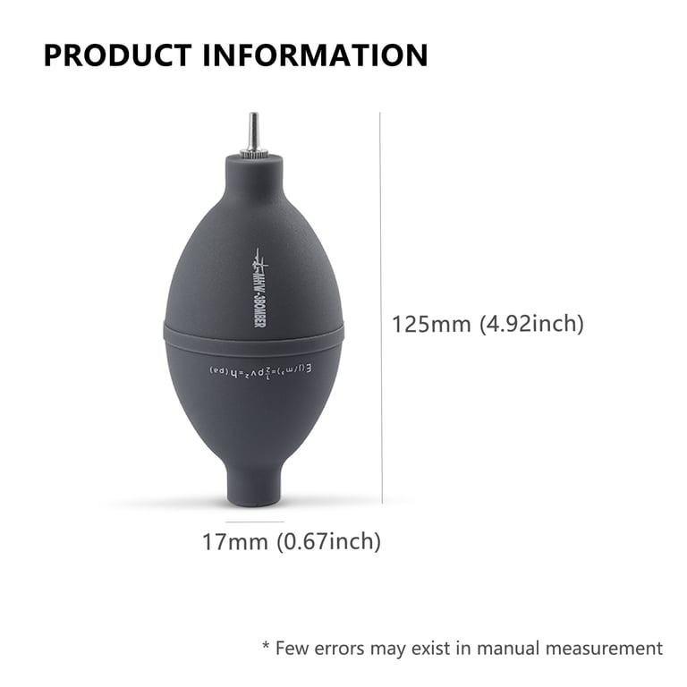 MHW-3BOMBER Air Blaster Coffee Grinder Cleaning Tool - Efficient Dust and Debris Remover for Optimal Flavor, Gentle Cleaning Action, Professional Barista Accessory, Durable Construction, Ergonomic Design for Fresh and Flavorful Coffee Every Time