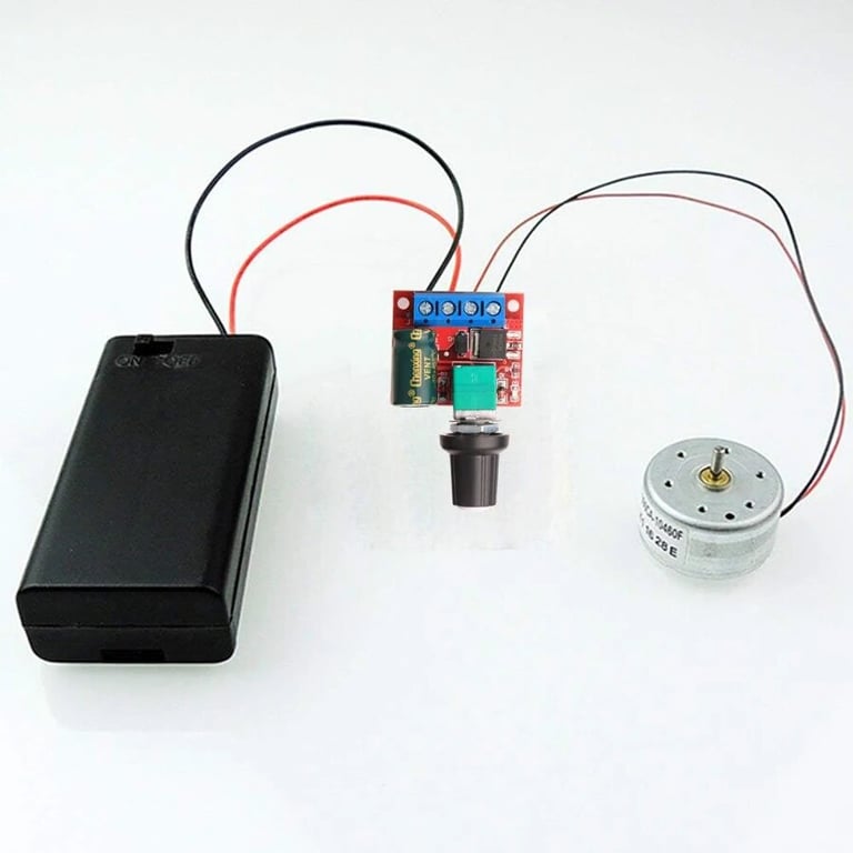 3pcs Mini DC Motor PWM Speed Controller with Adjustable Speed Control and Variable Voltage Regulation - High-Quality Material, Compact Design, Easy to Use - Ideal for Hobbyists, DIY Enthusiasts, and Professionals - 5V to 35V Input Voltage Range, 5A Output Current, 6V/12V/24V Output Options