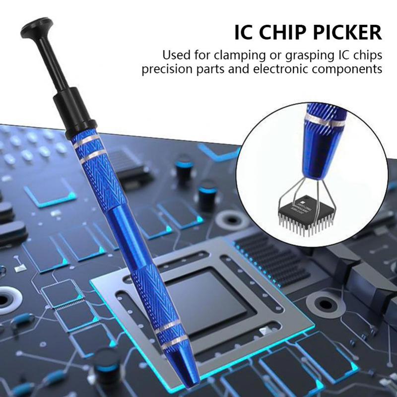 High-Quality Precision 4-Claw IC Chip Extractor Remover Tool for Electronics Repair - Durable Construction, Easy to Use, Versatile Application, Compact and Portable