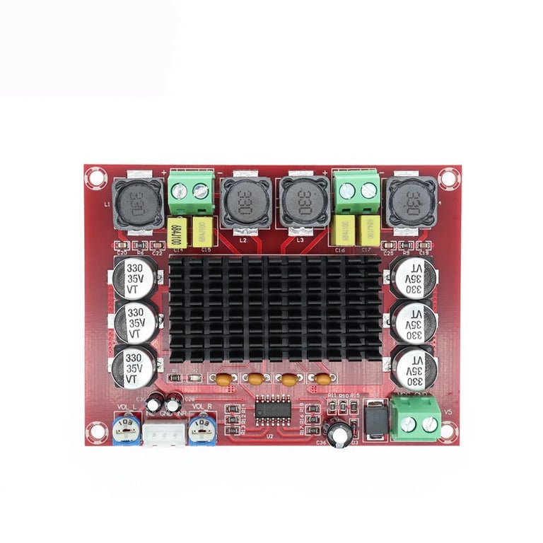 TPA3116 D2 XH-M543 Dual-Channel 120W*2 Digital Audio Amplifier Board with Versatile Power Options and Compact Design for Home and Car Audio Systems