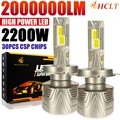 High Power LED Headlights Kit H7 H4 H1 H11 H9 HB3 9005 HB4 9006 2000000LM Super Bright Canbus Compatible Long Lasting Energy Efficient Easy Installation for Cars Trucks Motorcycles