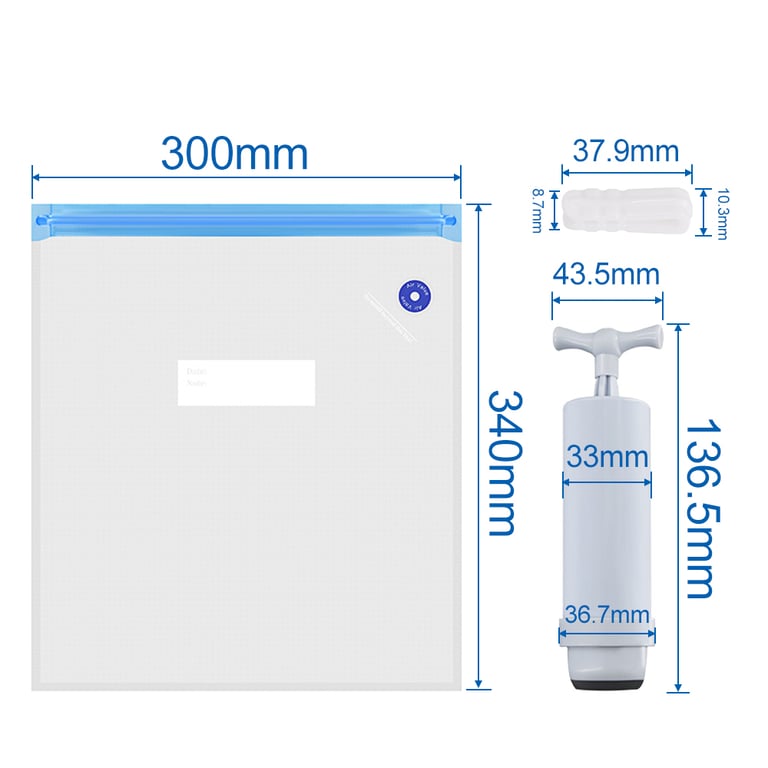 3D Printer Filament Vacuum Bag for PLA ABS TPU PETG - Moisture-Proof Storage with Vacuum Sealing Technology, Extend Filament Lifespan, Compact and Organized Design, Compatible with Various Filament Types