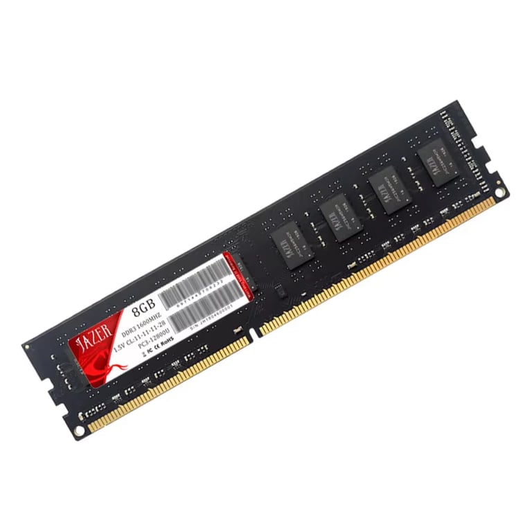 JAZER Memoria Rams DDR3 8GB 1600MHz New Dimm 1.5V Desktop Memory Module for High Performance Computing with AMD and Intel System Compatibility, Reliable and Durable Construction, Easy Installation, and Optimized Speed for Fast Data Transfer and Smooth Multitasking