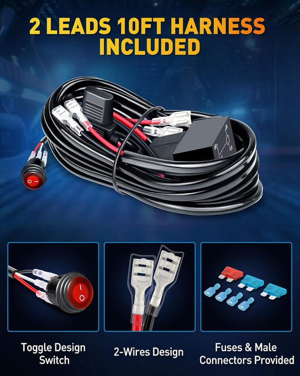 NAOEVO 4 Inch LED Pod Lights with Spot Flood Combo Beam Pattern for Off-Road Trucking, Boating, and Outdoor Activities - Durable Construction, Easy Installation, Energy-Efficient Design - Ideal for Enhancing Visibility in Low-Light Conditions, Versatile and Reliable Lighting Solution