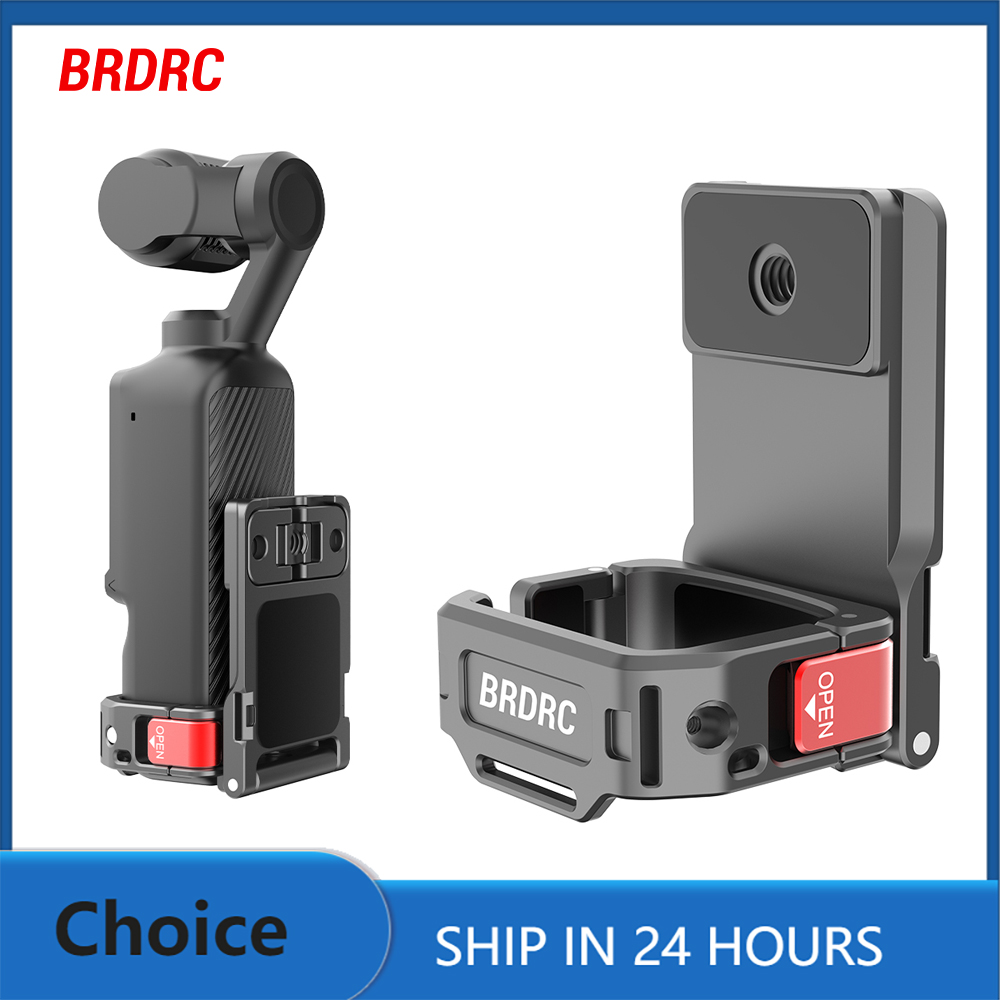 BRDRC Magnetic Adapter Frame with Expansion Bracket and Desktop Mount Base for DJI Osmo Pocket 3 Camera - Vlgo Video Shooting Accessories Kit for Enhanced Video Production - Easy to Use Magnetic Design for Quick Attachment and Detachment of Accessories