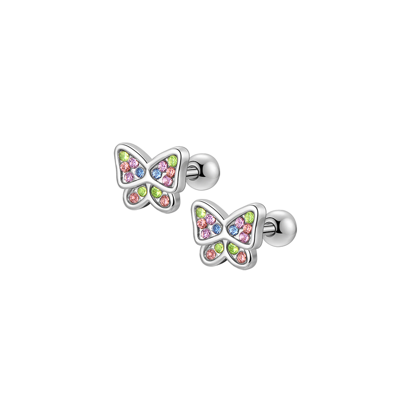 6 Pairs CZ Screwback Earring Studs Set - Hypoallergenic 316L Stainless Steel Earrings with Secure Screwback Design for Sensitive Ears - Sparkling CZ Stones, Comfortable Fit, Perfect Gift for Women and Girls - Easy to Maintain, Stylish and Versatile 20G Earrings for Everyday Wear