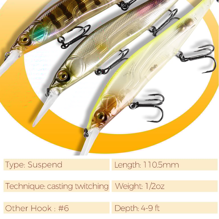 Bearking Wobbler 110mm Professional Fishing Lure for Pike and Bass - Premium Quality Jerkbait with Realistic Design, Optimal Size and Weight, Versatile Artificial Bait for Casting and Trolling - Effective Predator Tackle with Sharp Treble Hooks, Proven Performance for Anglers of All Levels