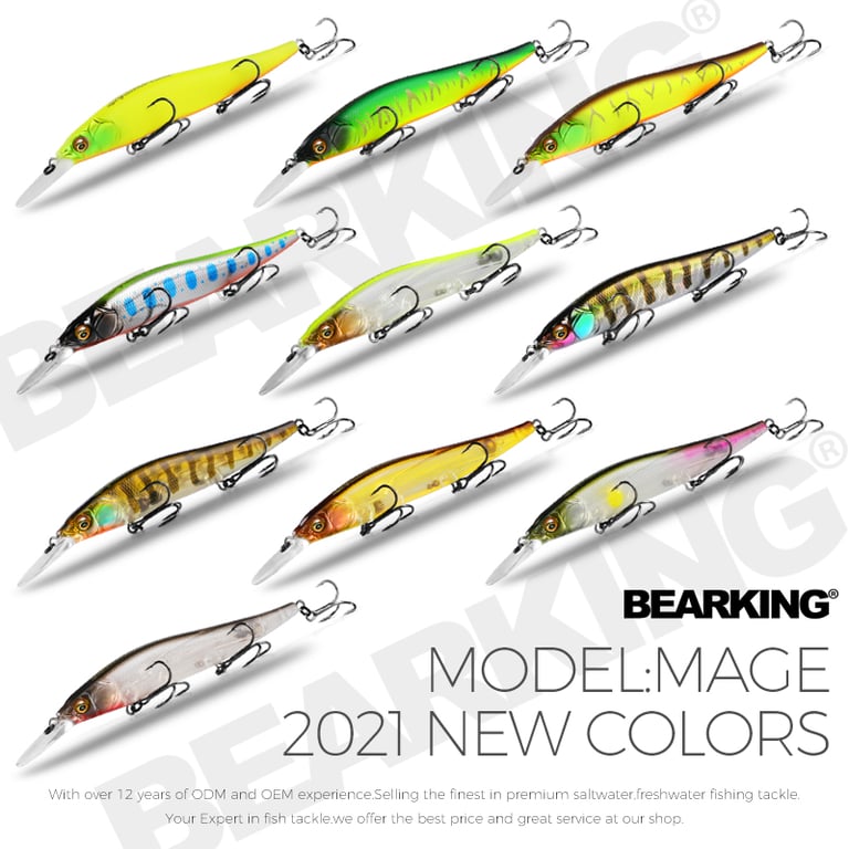 Bearking Wobbler 110mm Professional Fishing Lure for Pike and Bass - Premium Quality Jerkbait with Realistic Design, Optimal Size and Weight, Versatile Artificial Bait for Casting and Trolling - Effective Predator Tackle with Sharp Treble Hooks, Proven Performance for Anglers of All Levels