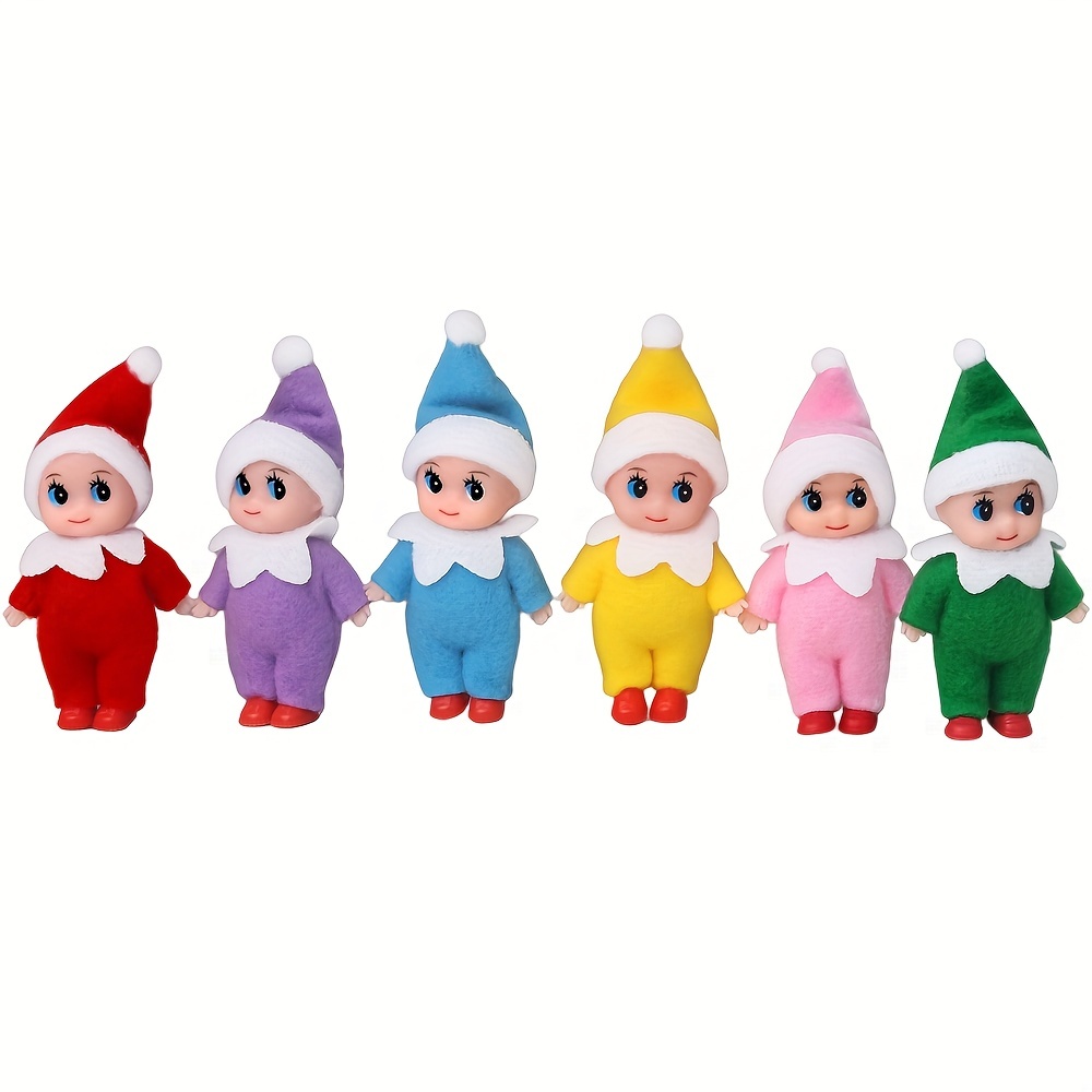 Premium Christmas Baby Elf Dolls: Festive Decorations, Perfect Xmas Gift for Kids and Pregnant Mothers, High-Quality Materials, Adorable Design, Vibrant Colors, Safe for Children, Versatile Decorative Accent for Mantle, Shelf, or Holiday Centerpiece