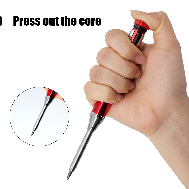 Core Scriber Premium Metal Construction Mechanical Pencil Set - 6 Vibrant Colors, 2 ...
