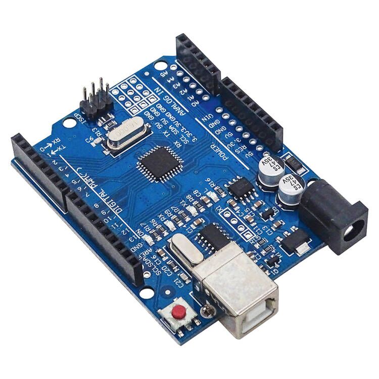 High-Quality UNO R3 Development Board with ATmega328P Microcontroller, Arduino IDE Compatibility, Pin Header, Cable, Versatile Usage for Robotics, Home Automation, IoT Projects - Durable, Cost-Effective Platform for Beginners and Experienced Makers
