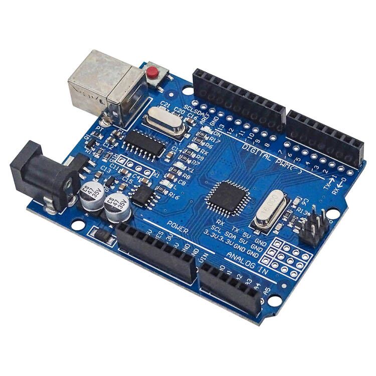 High-Quality UNO R3 Development Board with ATmega328P Microcontroller, Arduino IDE Compatibility, Pin Header, Cable, Versatile Usage for Robotics, Home Automation, IoT Projects - Durable, Cost-Effective Platform for Beginners and Experienced Makers