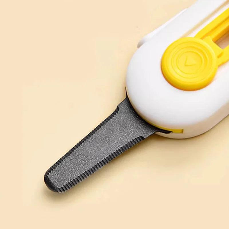 Compact Mini Magnetic Box Cutter with Safety Lock Mechanism - Portable and Versatile Cutting Tool for Home Use - Durable Design with Razor-Sharp Blade - Ideal for Opening Packages, Cartons, and Boxes - Convenient Storage in Drawers or Toolboxes