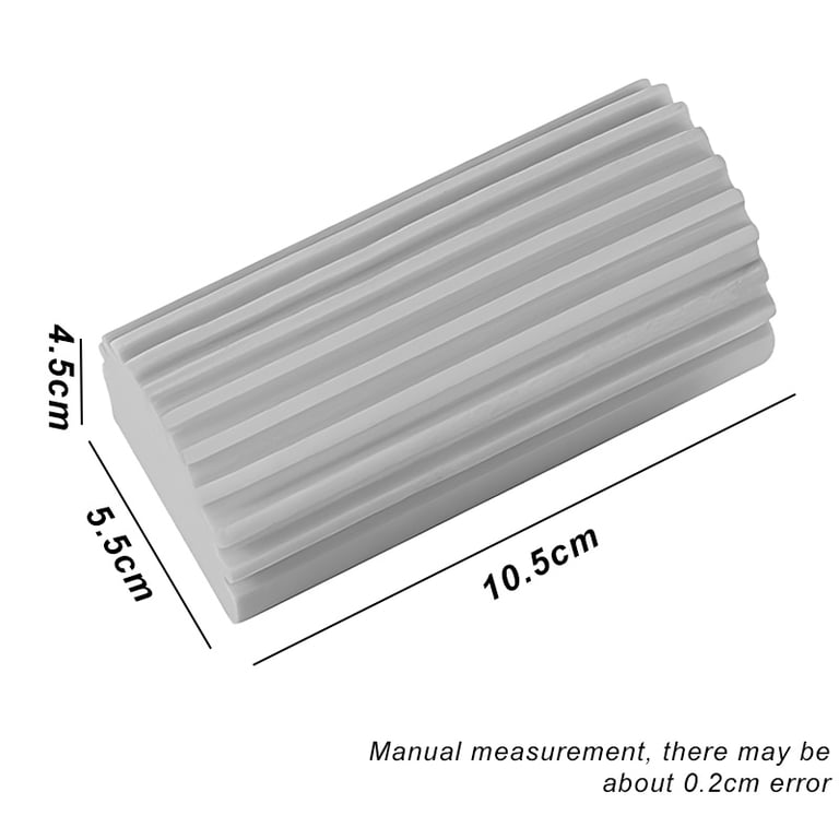 Magical Dust Cleaning Sponges - PVA Sponge Material, Damp Clean Duster, for Multiple Surfaces, Efficient and Effective Cleaning, Blinds, Glass, Baseboards, Vents, Railings, Mirrors, Windows, Sparkling Clean, Chemical-Free, High-Quality, Long-Lasting, Super Absorbent, Soft Texture, Versatile Design