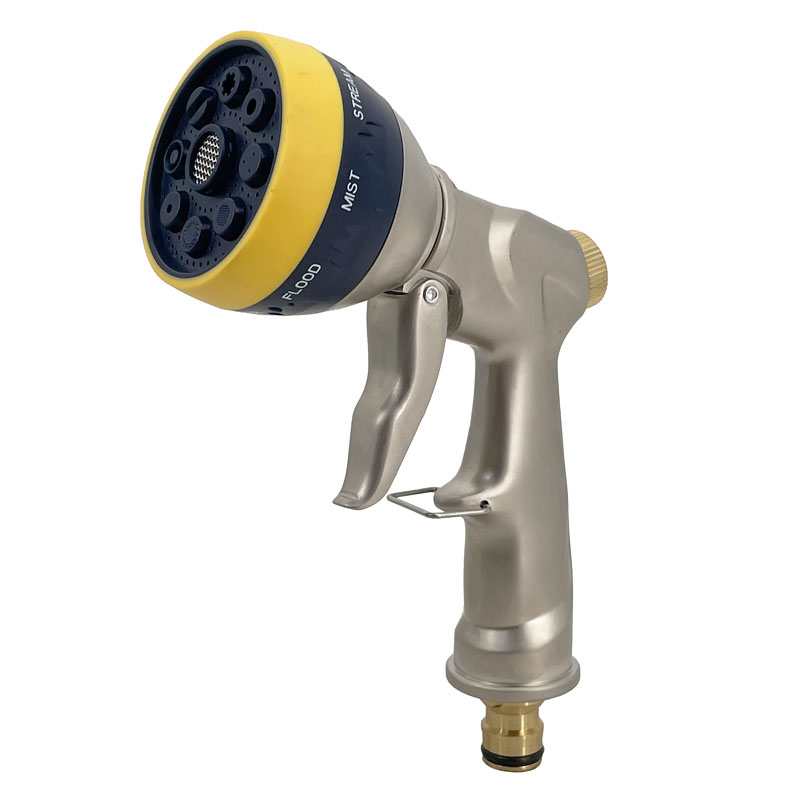 Adjustable Garden Water Gun with Sprinkler Hose Nozzle, High Pressure Washer, and Car Wash Cleaning Tool - Versatile Tool for Efficient Watering, Cleaning, and Lawn Care - Ergonomic Design, Durable Construction, Gentle Spray, Precise Watering, Lightweight and Compact