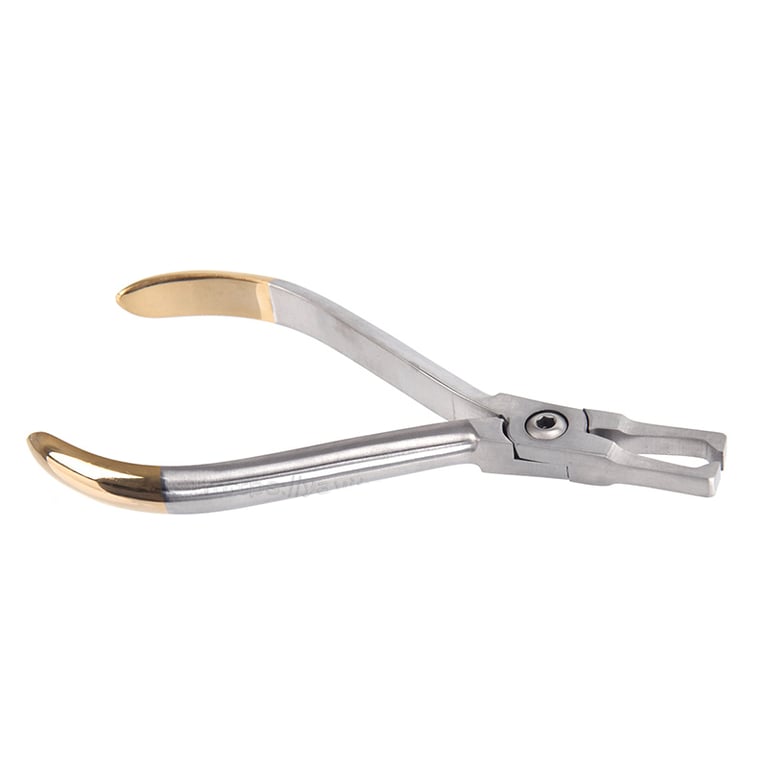 Stainless Steel Dental Anterior Teeth Bracket Removing Pliers for Precise Orthodontic Brackets Removal - Essential Dentist Tool for Safe Adhesive Cutting and Residue Removal - Ergonomic Design for Comfort and Control - Durable and Easy to Sterilize